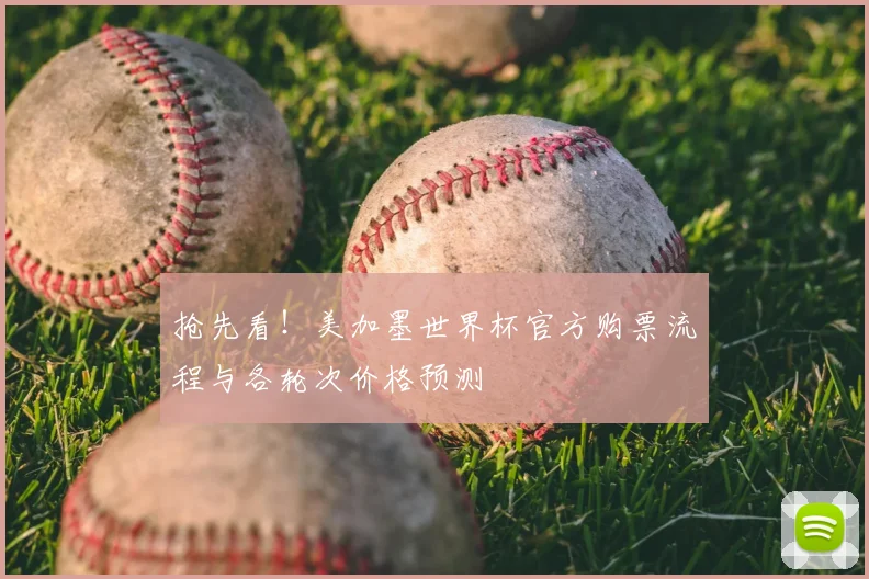 抢先看!美加墨世界杯官方购票流程与各轮次价格预测